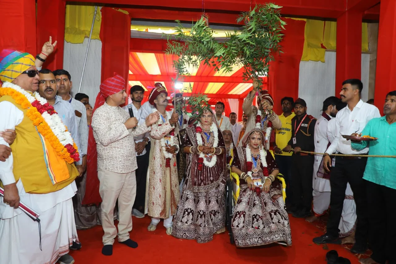 Mass wedding ceremony organized for couples