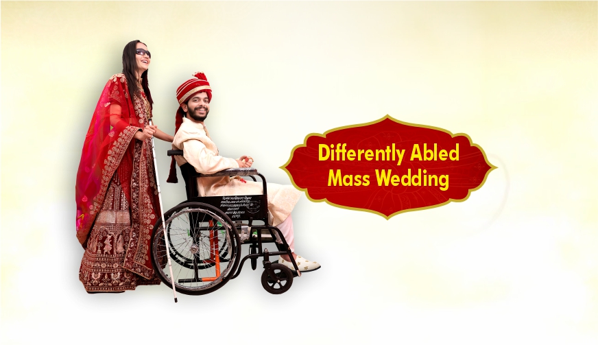 Narayan Seva Sansthan Singapore Mass Wedding for differently-abled couples, donate to support